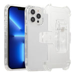 Custodia TPU satinata con clip per iPhone 13 Pro Max