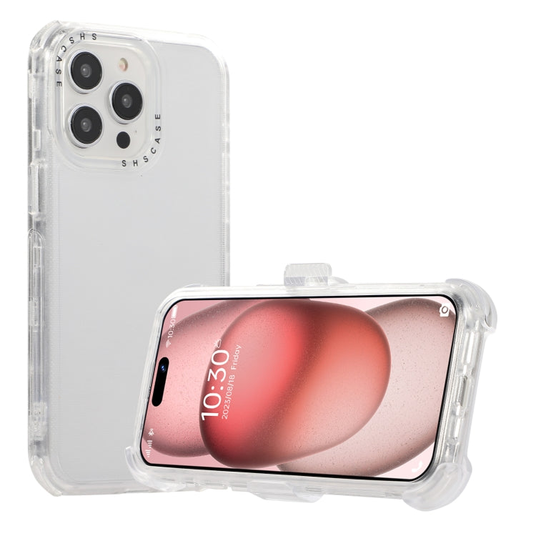 Custodia TPU satinata con clip per iPhone 13 Pro Max