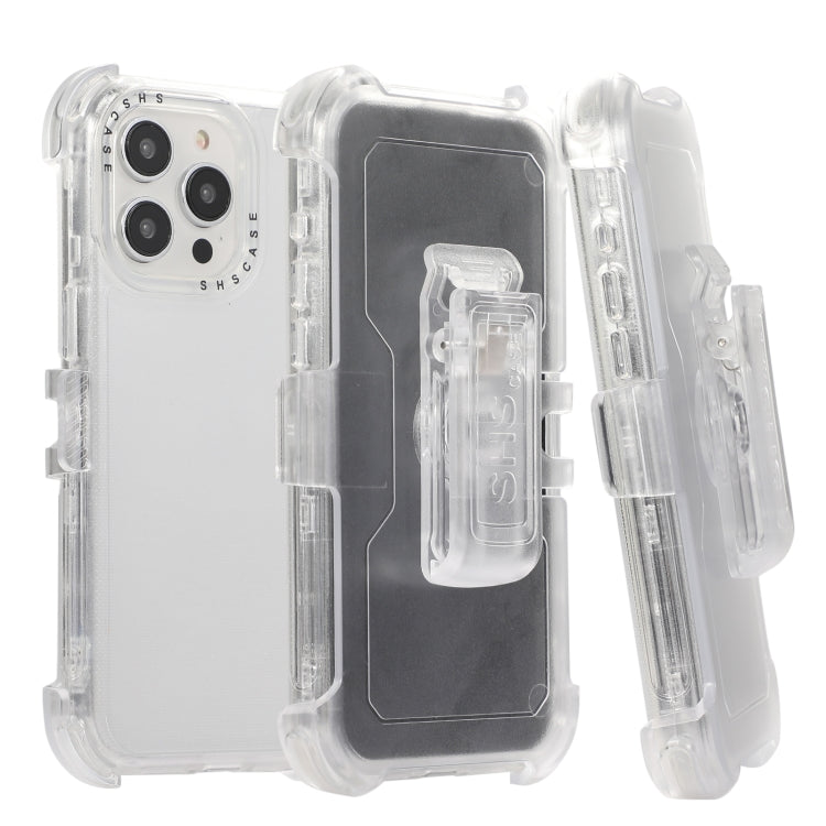 Custodia TPU satinata con clip per iPhone 13 Pro Max