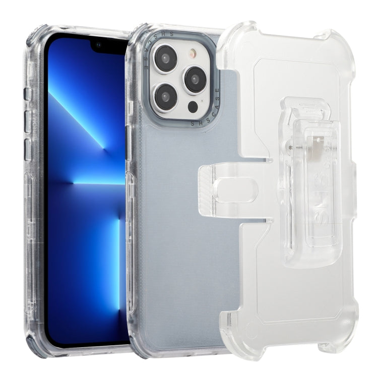 Custodia TPU satinata con clip per iPhone 13 Pro Max