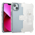 Custodia TPU satinata con clip per iPhone 13 Pro Max