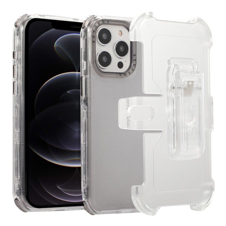 Custodia TPU satinata con clip per iPhone 13 Pro Max
