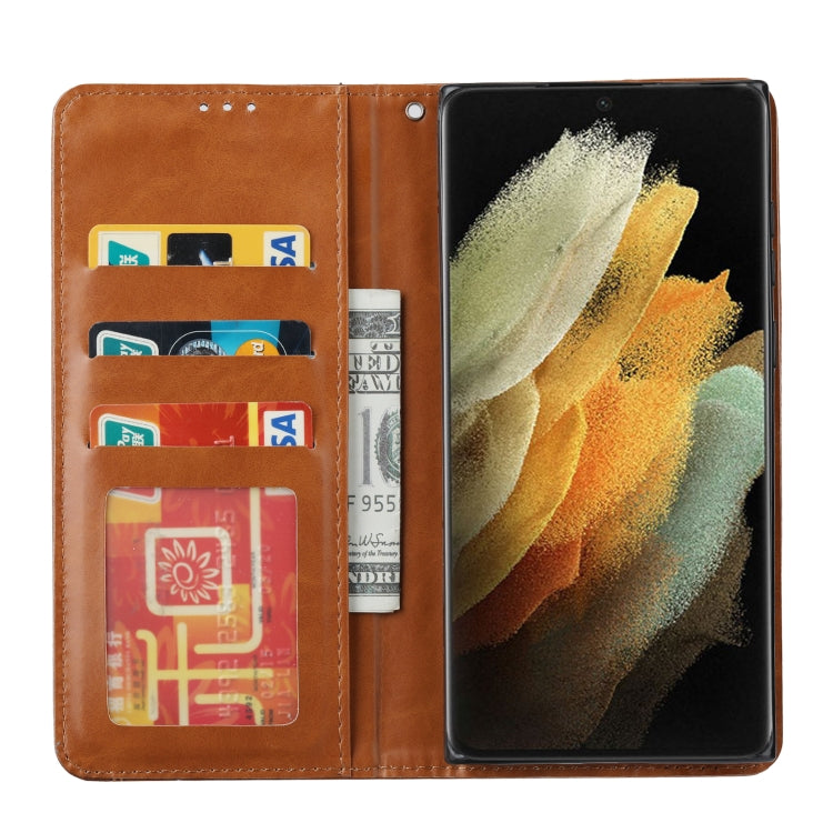 Custodia portafoglio in pelle per Samsung Galaxy S24 Ultra