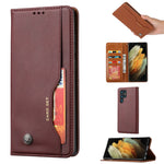 Custodia portafoglio in pelle per Samsung Galaxy S24 Ultra