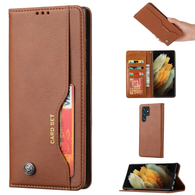 Custodia portafoglio in pelle per Samsung Galaxy S24 Ultra
