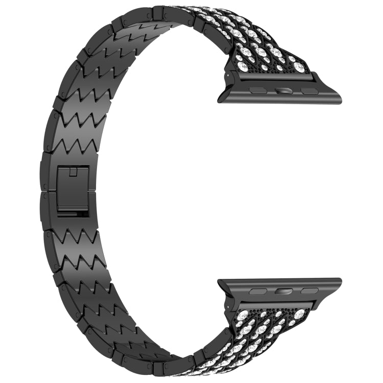 Cinturino per orologio in metallo con bracciale Devil Eye Diamond, For Apple Watch SE 40mm, For Apple Watch SE 44mm, For Apple Watch Series 6 40mm, For Apple Watch Series 6 44mm, For Apple Watch Series 5 44mm, For Apple Watch Series 5 40mm