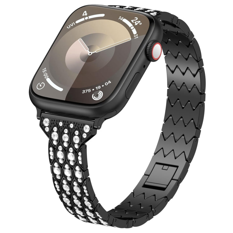 Cinturino per orologio in metallo con bracciale Devil Eye Diamond, For Apple Watch SE 40mm, For Apple Watch SE 44mm, For Apple Watch Series 6 40mm, For Apple Watch Series 6 44mm, For Apple Watch Series 5 44mm, For Apple Watch Series 5 40mm