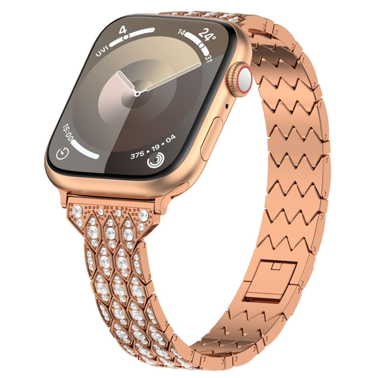 Cinturino per orologio in metallo con bracciale Devil Eye Diamond, For Apple Watch SE 40mm, For Apple Watch SE 44mm, For Apple Watch Series 6 40mm, For Apple Watch Series 6 44mm, For Apple Watch Series 5 44mm, For Apple Watch Series 5 40mm