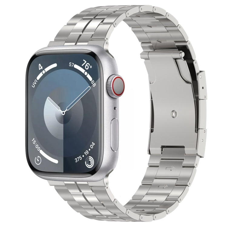 Cinturino per orologio in acciaio al titanio con fibbia tartaruga, For Apple Watch Series 8 41mm, For Apple Watch Series 8 45mm, For Apple Watch SE 2022 40mm, For Apple Watch SE 2022 44mm, For Apple Watch Series 7 41mm, For Apple Watch Series 7 45mm