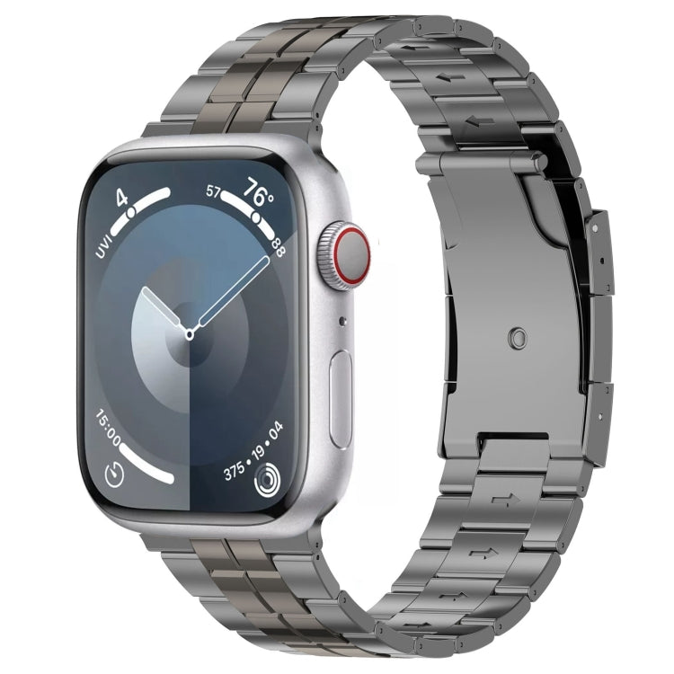 Cinturino per orologio in acciaio al titanio con fibbia tartaruga, For Apple Watch SE 40mm, For Apple Watch SE 44mm, For Apple Watch Series 6 40mm, For Apple Watch Series 6 44mm, For Apple Watch Series 5 44mm, For Apple Watch Series 5 40mm