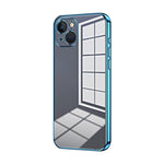 Custodia per telefono con foro fine con placcatura trasparente, For iPhone 13 Pro Max, For iPhone 13 Pro, For iPhone 13