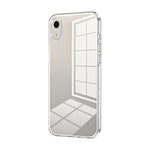 Custodia per telefono con foro fine con placcatura trasparente, For iPhone X / XS, For iPhone XR, For iPhone XS Max