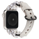 Cinturino per orologio in vera pelle Paracord, For Apple Watch 42mm, For Apple Watch 38mm