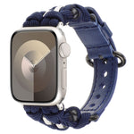 Cinturino per orologio in vera pelle Paracord, For Apple Watch 42mm, For Apple Watch 38mm