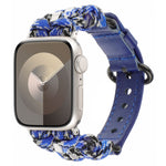 Cinturino per orologio in vera pelle Paracord, For Apple Watch 42mm, For Apple Watch 38mm