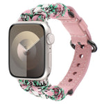 Cinturino per orologio in vera pelle Paracord, For Apple Watch 42mm, For Apple Watch 38mm