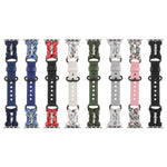 Cinturino per orologio in vera pelle Paracord, For Apple Watch 42mm, For Apple Watch 38mm