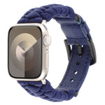 Cinturino per orologio in vera pelle Paracord semplice, For Apple Watch SE 2022 44mm, For Apple Watch Series 7 41mm, For Apple Watch Series 7 45mm