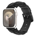Cinturino per orologio in vera pelle Paracord semplice, For Apple Watch Series 4 44mm, For Apple Watch Series 4 40mm, For Apple Watch Series 3 38mm