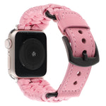 Cinturino per orologio in vera pelle Paracord semplice, For Apple Watch Series 3 42mm, For Apple Watch Series 2 42mm, For Apple Watch Series 2 38mm