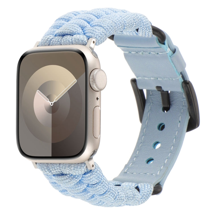 Cinturino per orologio in vera pelle Paracord semplice, For Apple Watch Series 3 42mm, For Apple Watch Series 2 42mm, For Apple Watch Series 2 38mm