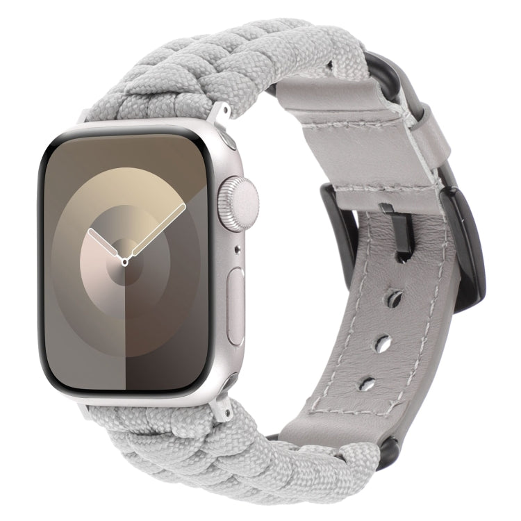 Cinturino per orologio in vera pelle Paracord semplice, For Apple Watch Series 3 42mm, For Apple Watch Series 2 42mm, For Apple Watch Series 2 38mm