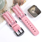 Cinturino per orologio in vera pelle Paracord semplice, For Apple Watch 42mm, For Apple Watch 38mm
