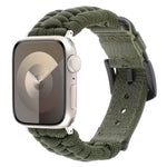 Cinturino per orologio in vera pelle Paracord semplice, For Apple Watch 42mm, For Apple Watch 38mm