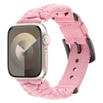 Cinturino per orologio in vera pelle Paracord semplice, For Apple Watch 42mm, For Apple Watch 38mm
