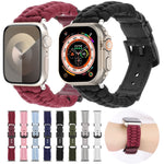 Cinturino per orologio in vera pelle Paracord semplice, For Apple Watch 42mm, For Apple Watch 38mm