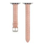 Cinturino sottile in pelle di coccodrillo, For Apple Watch SE 40mm, For Apple Watch SE 44mm, For Apple Watch Series 6 40mm