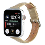 Cinturino sottile in pelle di coccodrillo, For Apple Watch SE 40mm, For Apple Watch SE 44mm, For Apple Watch Series 6 40mm