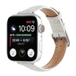 Cinturino sottile in pelle di coccodrillo, For Apple Watch SE 40mm, For Apple Watch SE 44mm, For Apple Watch Series 6 40mm