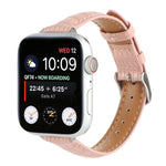 Cinturino sottile in pelle di coccodrillo, For Apple Watch Series 4 44mm, For Apple Watch Series 4 40mm, For Apple Watch Series 3 38mm
