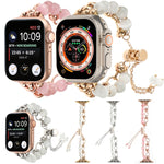 Cinturino per orologio con bracciale in metallo con catena di perle, For Apple Watch 42mm, For Apple Watch 38mm