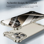 Custodia metallo con pellicola lenti per iPhone 14 Plus