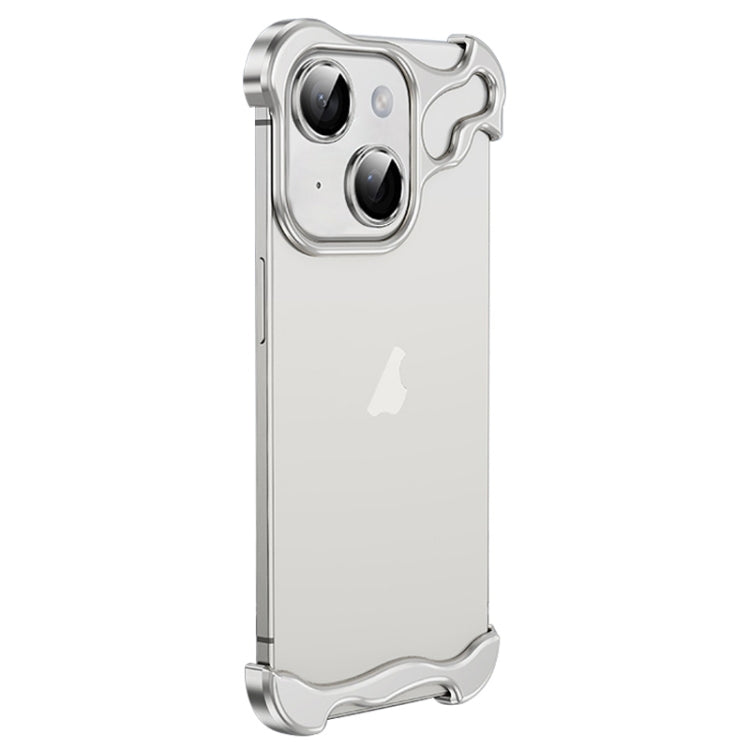 Custodia metallo con pellicola lenti per iPhone 14 Plus
