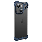 Custodia metallo con pellicola lenti per iPhone 14 Plus