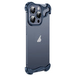 Custodia metallo con pellicola lenti per iPhone 14 Plus