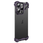 Custodia metallo con pellicola lenti per iPhone 14 Plus