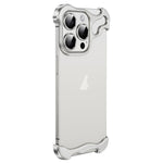 Custodia metallo con pellicola lenti per iPhone 14 Plus
