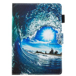 Custodia in pelle piatta con slot per schede per Amazon Kindle Fire HD 8 (2020)