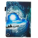 Custodia in pelle piatta con slot per schede per Amazon Kindle Fire HD 8 (2020)