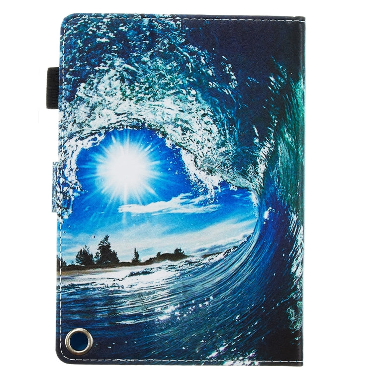 Custodia in pelle piatta con slot per schede per Amazon Kindle Fire HD 8 (2020)