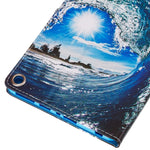 Custodia in pelle piatta con slot per schede per Amazon Kindle Fire HD 8 (2020)