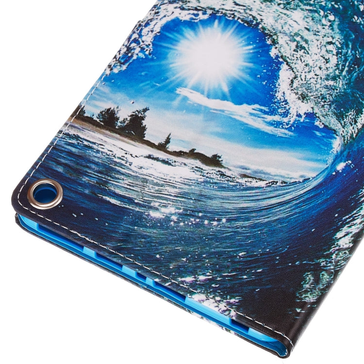 Custodia in pelle piatta con slot per schede per Amazon Kindle Fire HD 8 (2020)