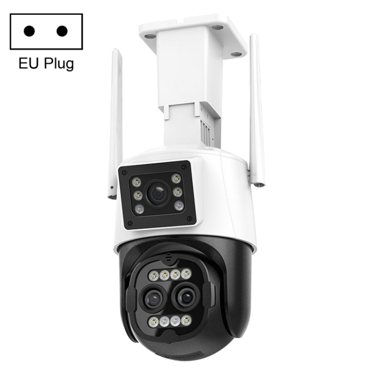 Telecamera IP tripla con cupola WiFi e allarme AI