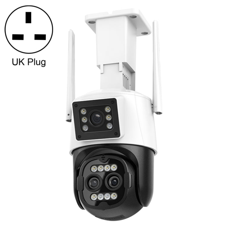 Telecamera IP tripla con cupola WiFi e allarme AI