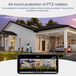 Telecamera IP tripla con cupola WiFi e allarme AI