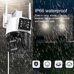 Telecamera IP tripla con cupola WiFi e allarme AI